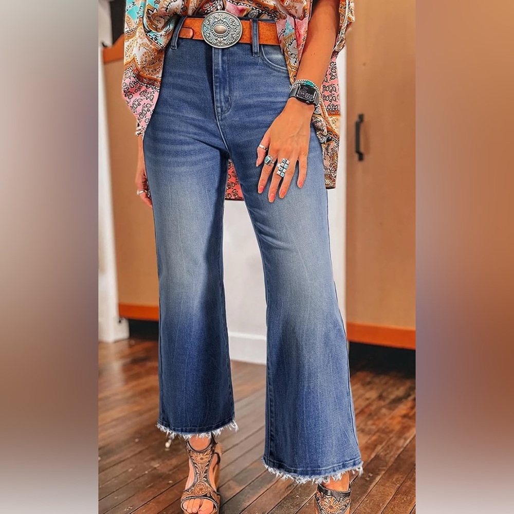 High Waist Stretch Denim Jeans